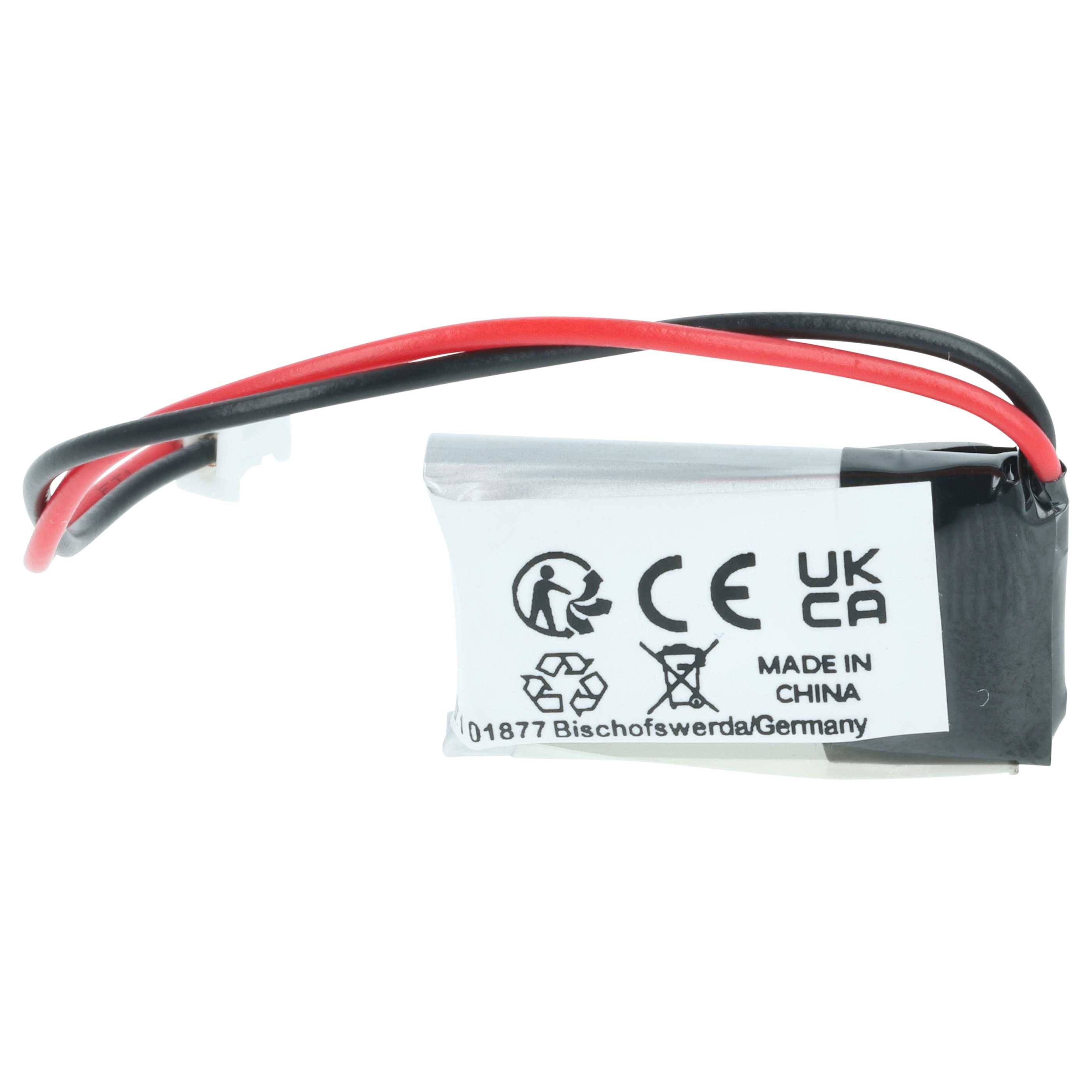 vhbw 2x Akku kompatibel mit Diagral DIAG44ACX | TF410X Alarmanlage, Alarmsystem (90 mAh, 3,7 V, Li-Polymer)-2