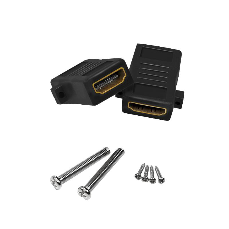 LogiLink HDMI Wanddose mit 2 x HDMI Kupplung Buchse/Buchse, weiß-4