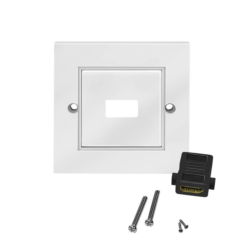 LogiLink HDMI Wanddose mit 1 x HDMI Kupplung Buchse/Buchse, weiß-3