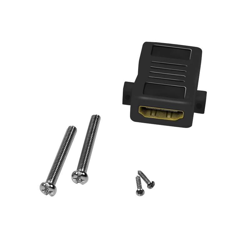 LogiLink HDMI Wanddose mit 1 x HDMI Kupplung Buchse/Buchse, weiß-4