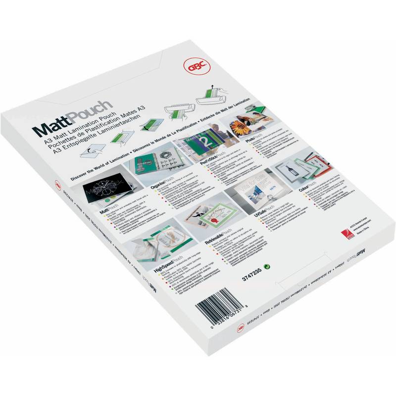 Folientasche MattPouch DIN A4 75mic matt 100 St./Pack. - Artikel: 126245900-0