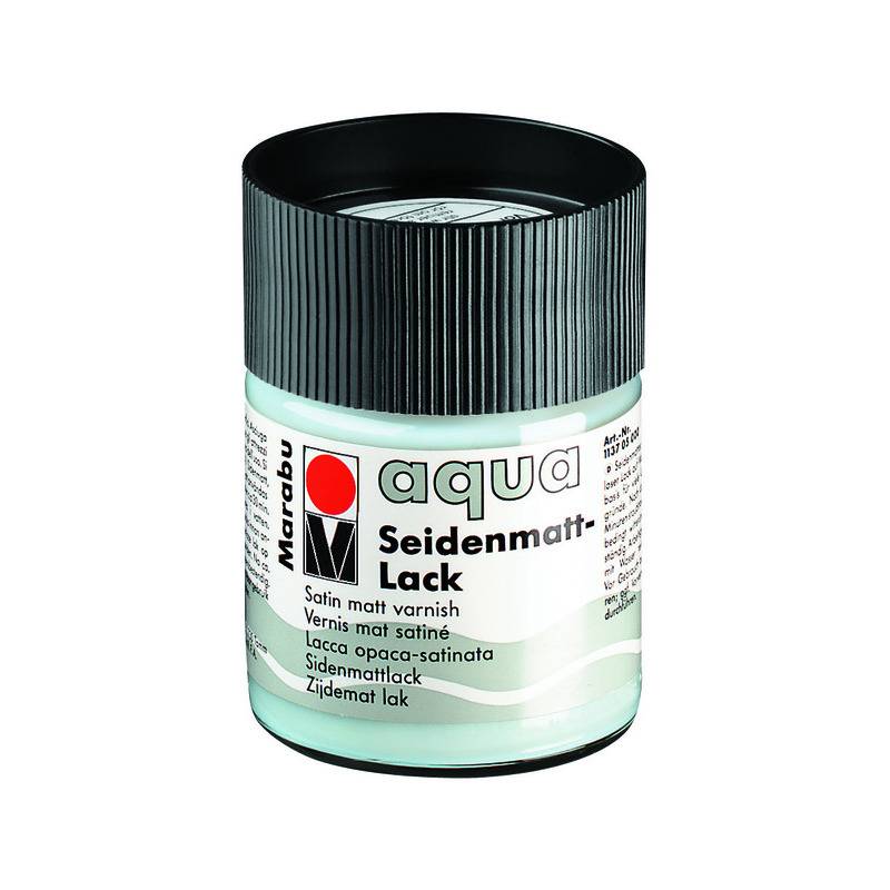 aqua-Seidenmattlack 50 ml.-0