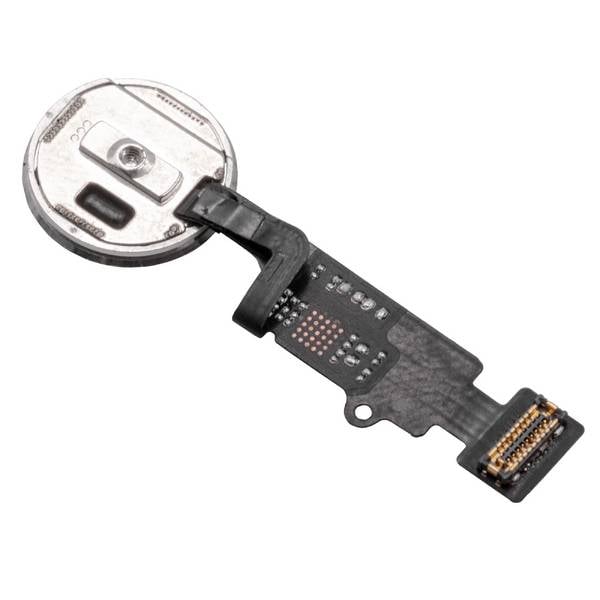 vhbw Home Button kompatibel mit Apple iPhone 7 | 7 Plus Smartphone - Mit Flex-Kabel Weiß