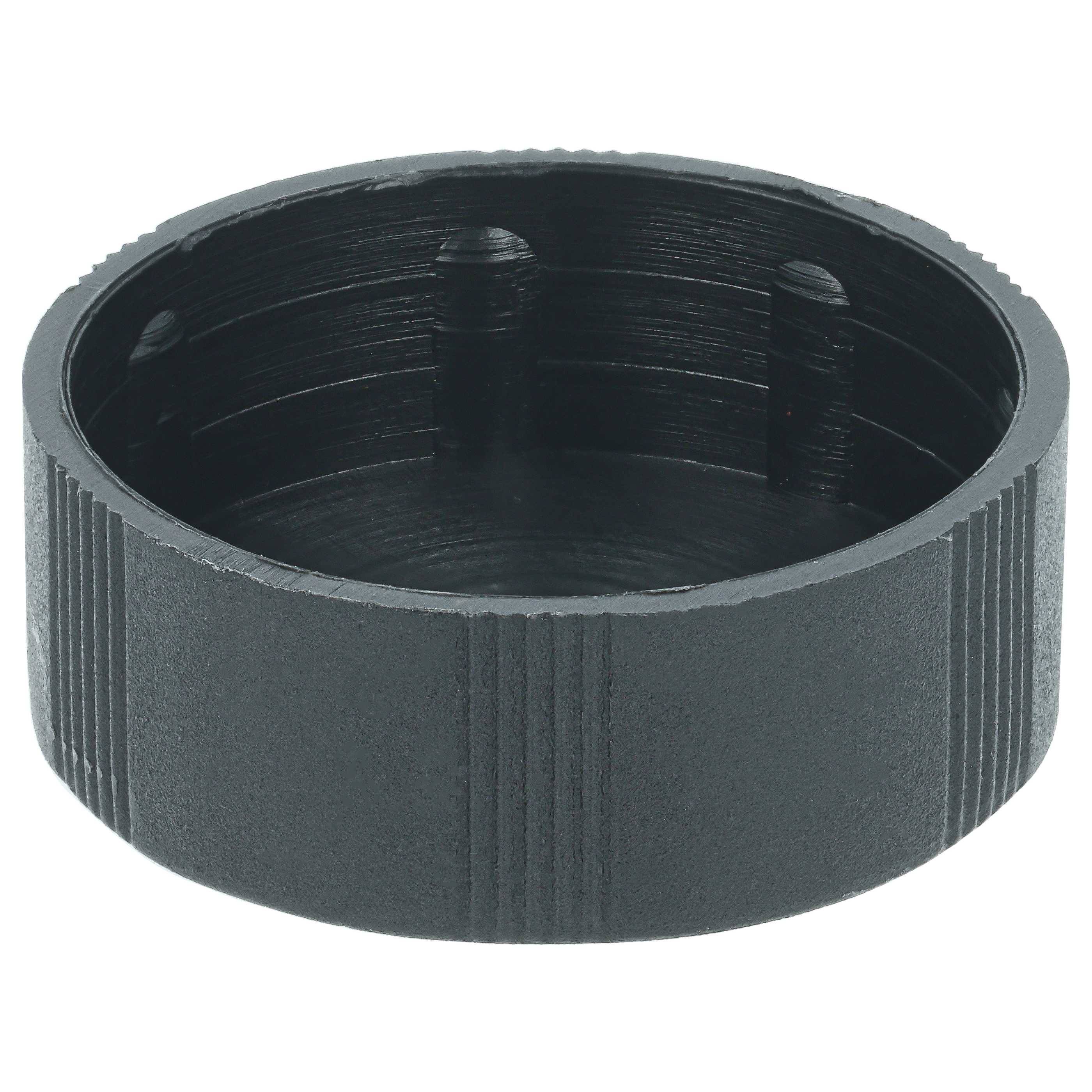 vhbw Objektivdeckel für 30mm Fernglas-Objektiven | Schwarz, Aufsteckbar-1
