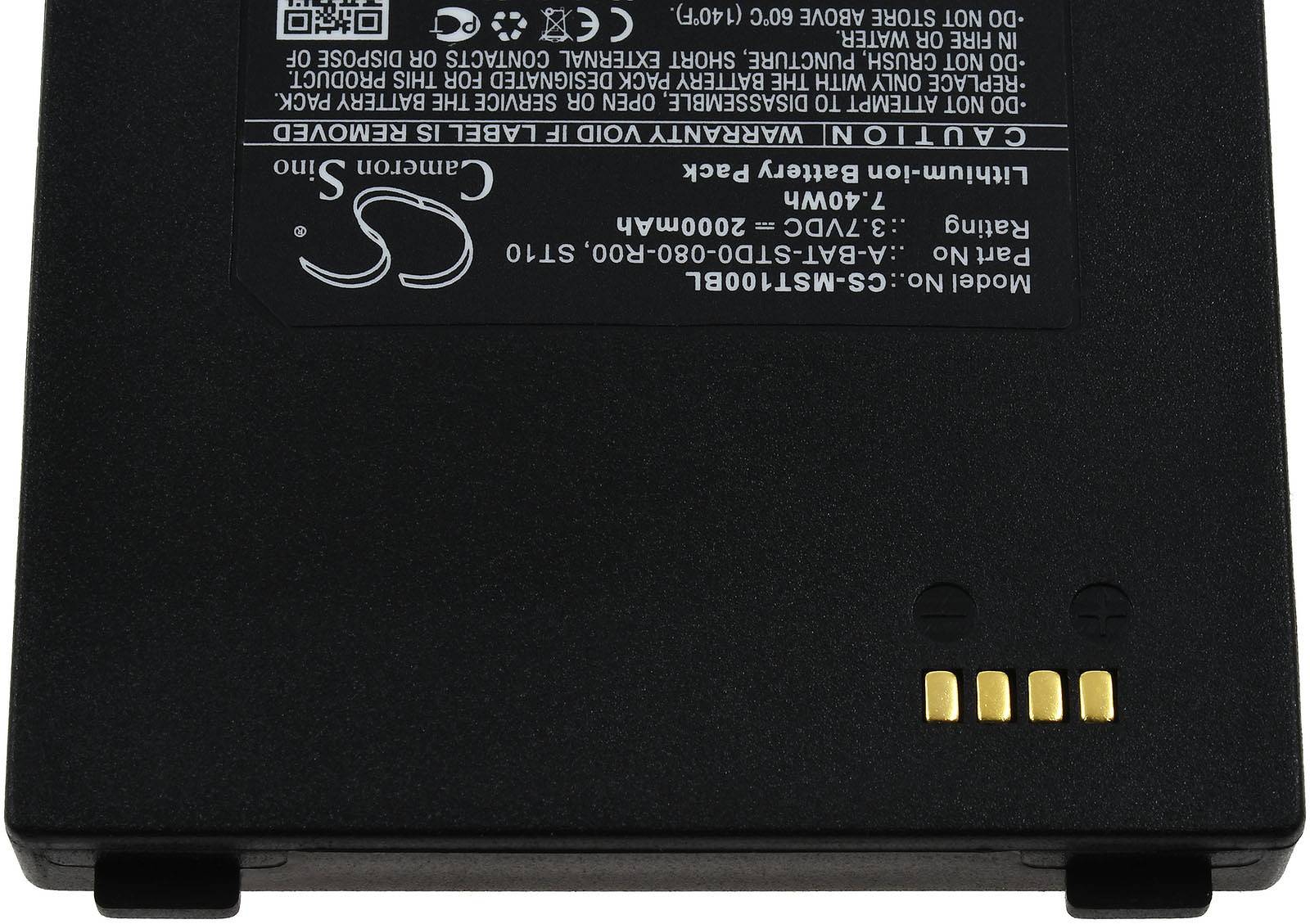 Akku kompatibel mit M3 Mobile Typ A-BAT-STD0-080-R00, 3,7V, Li-Ion-2