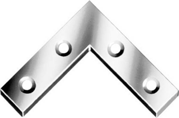 Möbel-Flachwinkel verz. 50mm Nr. 186050Z VORMANN