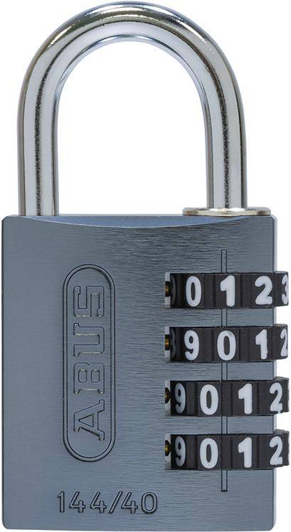 Zahlen-Hangschloss 144/40 titanium Lock-Tag-0