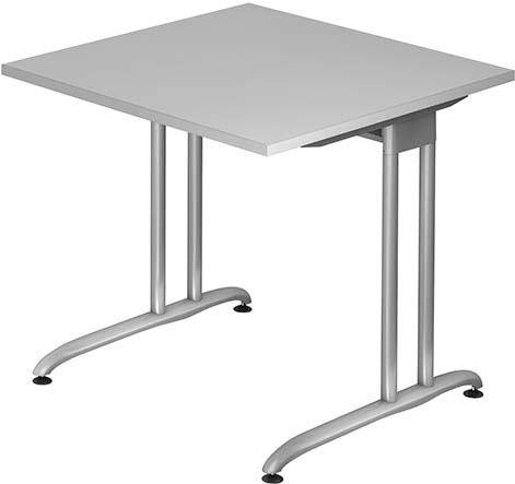Schreibtisch lichtgrau 800x800 mm-0