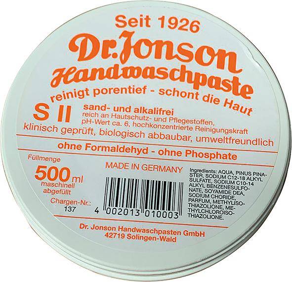 Handwaschpaste S II 500ml Dr. Jonson - Artikel: 4002013010003