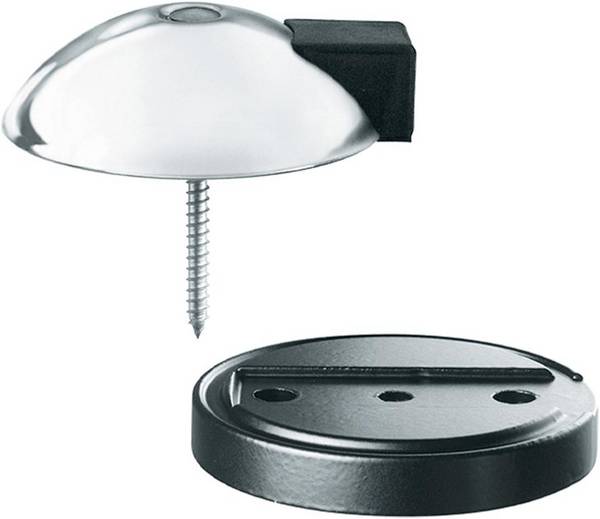 Boden-Türpuffer,20mm 0 38 3884,F69 matt,Ø70mm FSB
