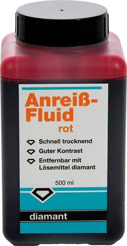 Anreiß-Fluid 500ml blau DIAMANT-0
