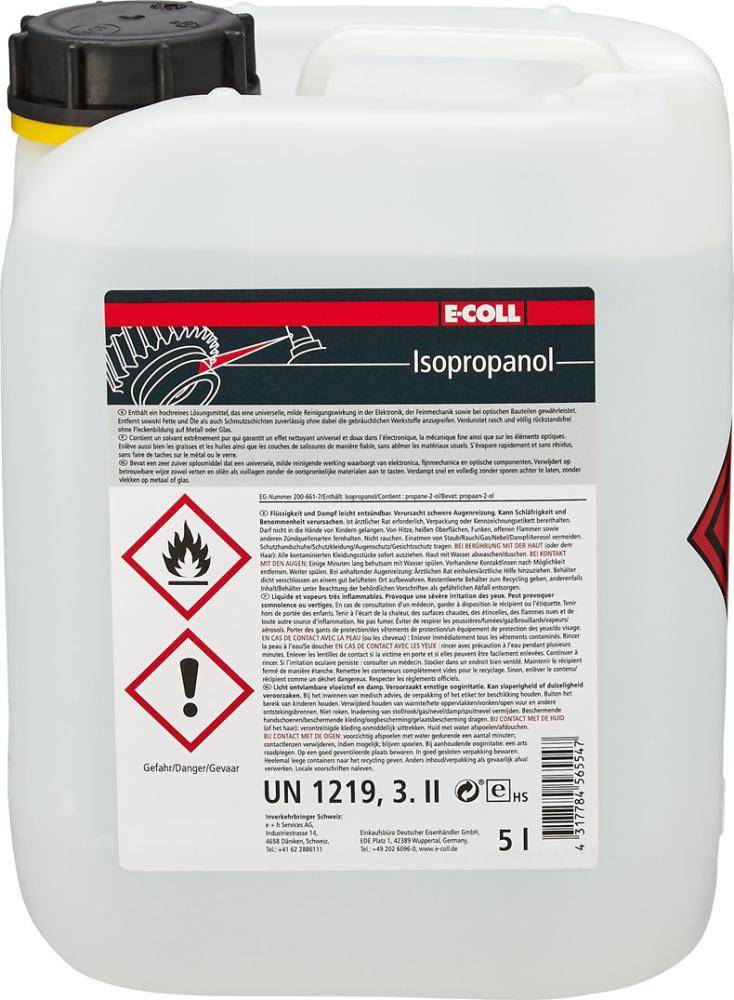Isopropanol-Reiniger 5L Kanister E-COLL-0