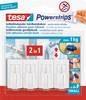 tesa Powerstrips Vario-Gardinenhaken, weiß (8758034)