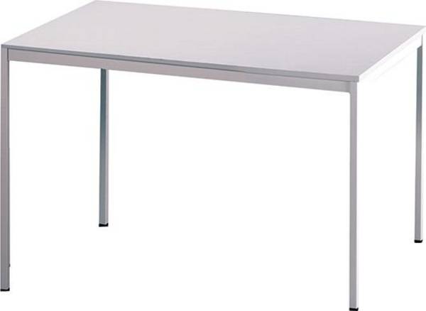 Tisch 160 x 80 lichtgrau STRECKE