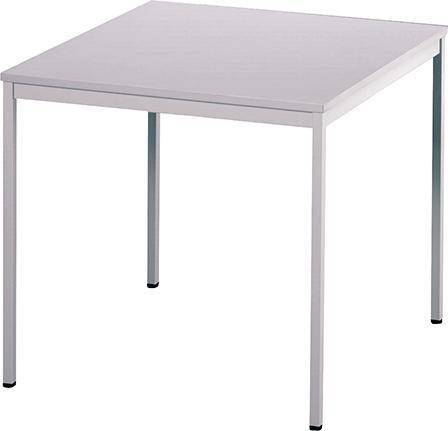 Tisch 80 x 80 lichtgrau STRECKE-0