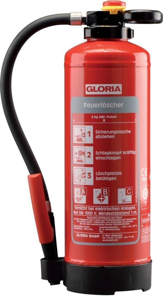 Pulver-Aufladelöscher 6 kg P 6 PRO Gloria-0