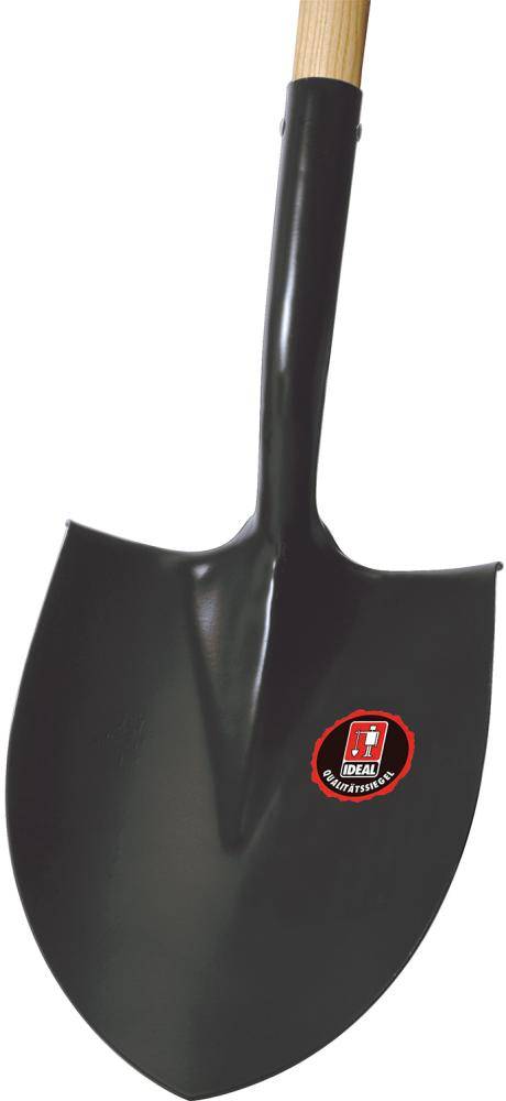 Spatenschaufel schwarz klein Gr.1 m. Stiel Ideal-0
