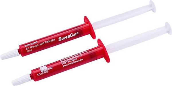 Ersatzköder Spritze f. Ratten-/ Mausefalle SuperCat 2x 3g Swissinno Solution