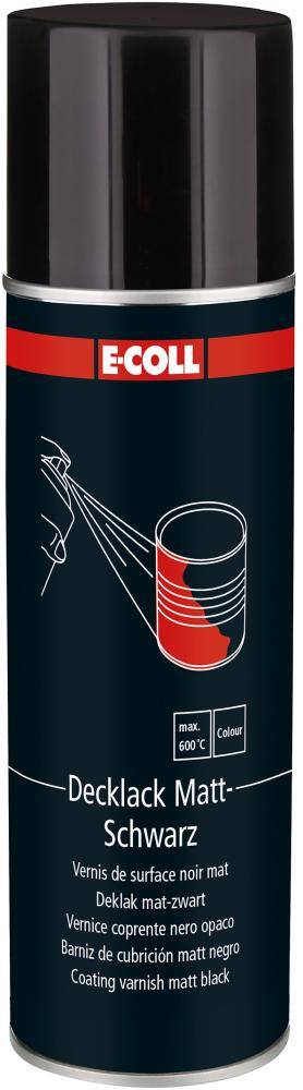 Decklack 400ml mattschwarz E-COLL-0