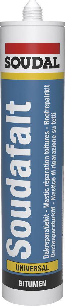 SOUDAL Soudafalt 1K Bitumendichtstoff plasto-elastisch schwarz 310ml-Kartusche-0