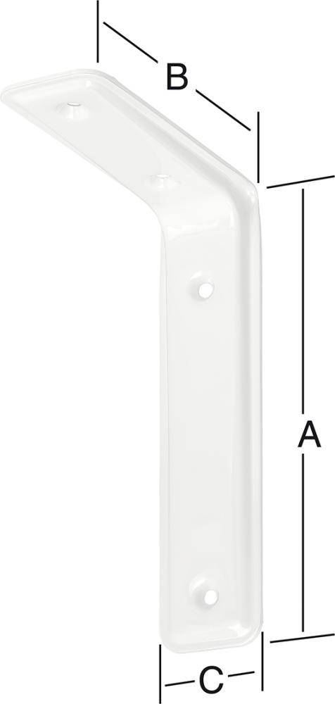 KONSOLEN-3F WEISS 235X160MM NR. 165235W VORMANN-0