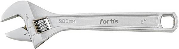 Rollgabelschlüssel 8" 200mm FORTIS