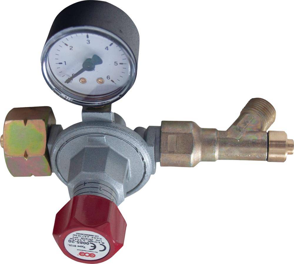 GCE Propan Regler 14kg/h mit Manometer-0