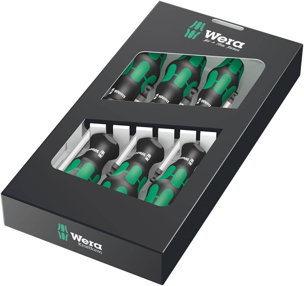 Schraubendreher-Satz mit Kugelkopf 6-teilig Wera-0