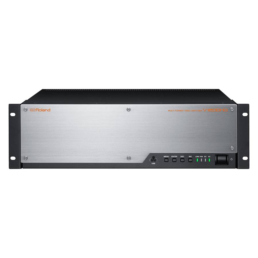 ROLAND V-1200HD - Multi-Format HD Video-Switcher (Hybrid-Engine | 10x SDI-In & 4x HDMI-In | 6x SDI-Out & 2x HDMI-Out |-0