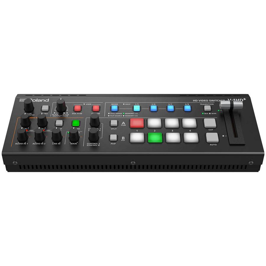 ROLAND V-1HD+ - Kompakter 4-Kanal HD Video-Switcher (1.080p | 4x HDMI-In & 2x HDMI-Out | Embedded Audio | Video-Scaler |-0