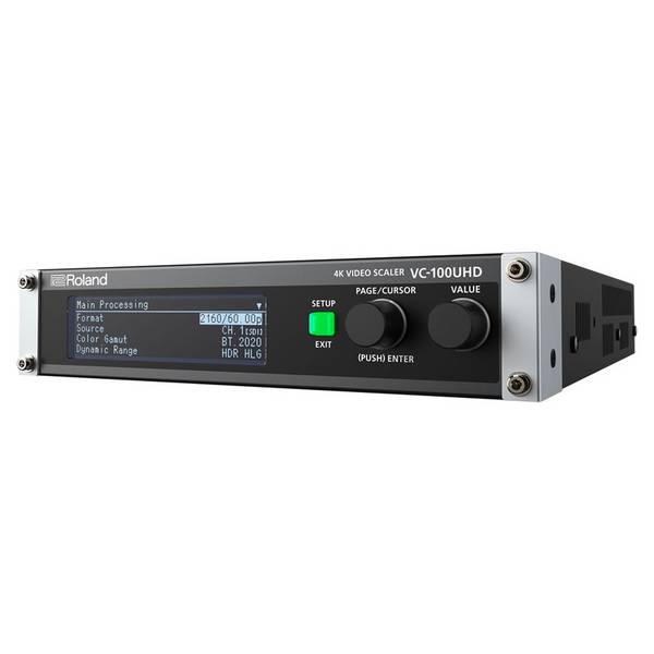 ROLAND VC-100UHD - 4K UHD HDR Video-Scaler (LCD-Display | Ultra Scaler | simultane Bildbearbeitung | USB3.0-Streaming |