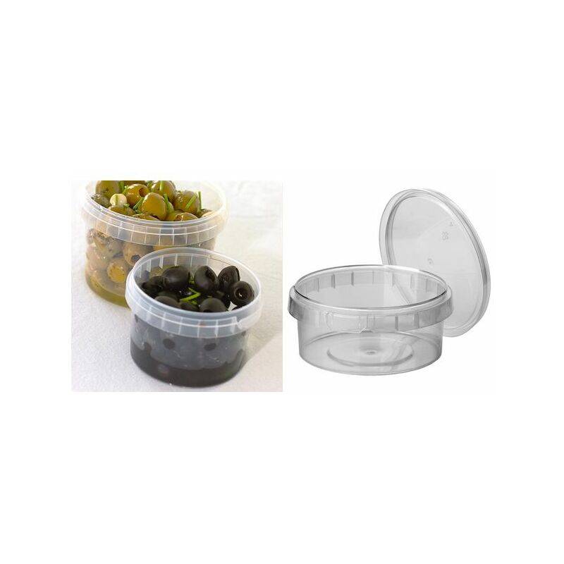 PAPSTAR Feinkost-Becher, rund, 300 ml, transparent-0