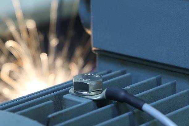 promesstec Pt100 Temperaturfühler mit Rohrkabelschuh / Bohrung M5 / 5m PVC-Leitung / 3-Leiter / Klasse A / -35°C...+85°C-0
