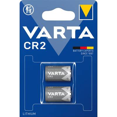 VARTA Batterie Profess. CR2 2er Blister, 3,0V - Artikel: 4008496537402-0