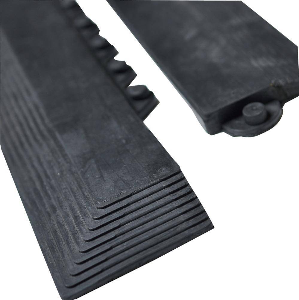Gummi-Kantenprofil schwarz mit Knopfloch rechts 990x75mm-0