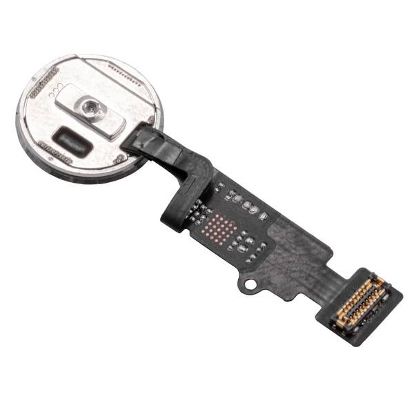 vhbw Home Button Ersatz für Apple 821-00912-A | für Smartphone - Mit Flex-Kabel Weiß