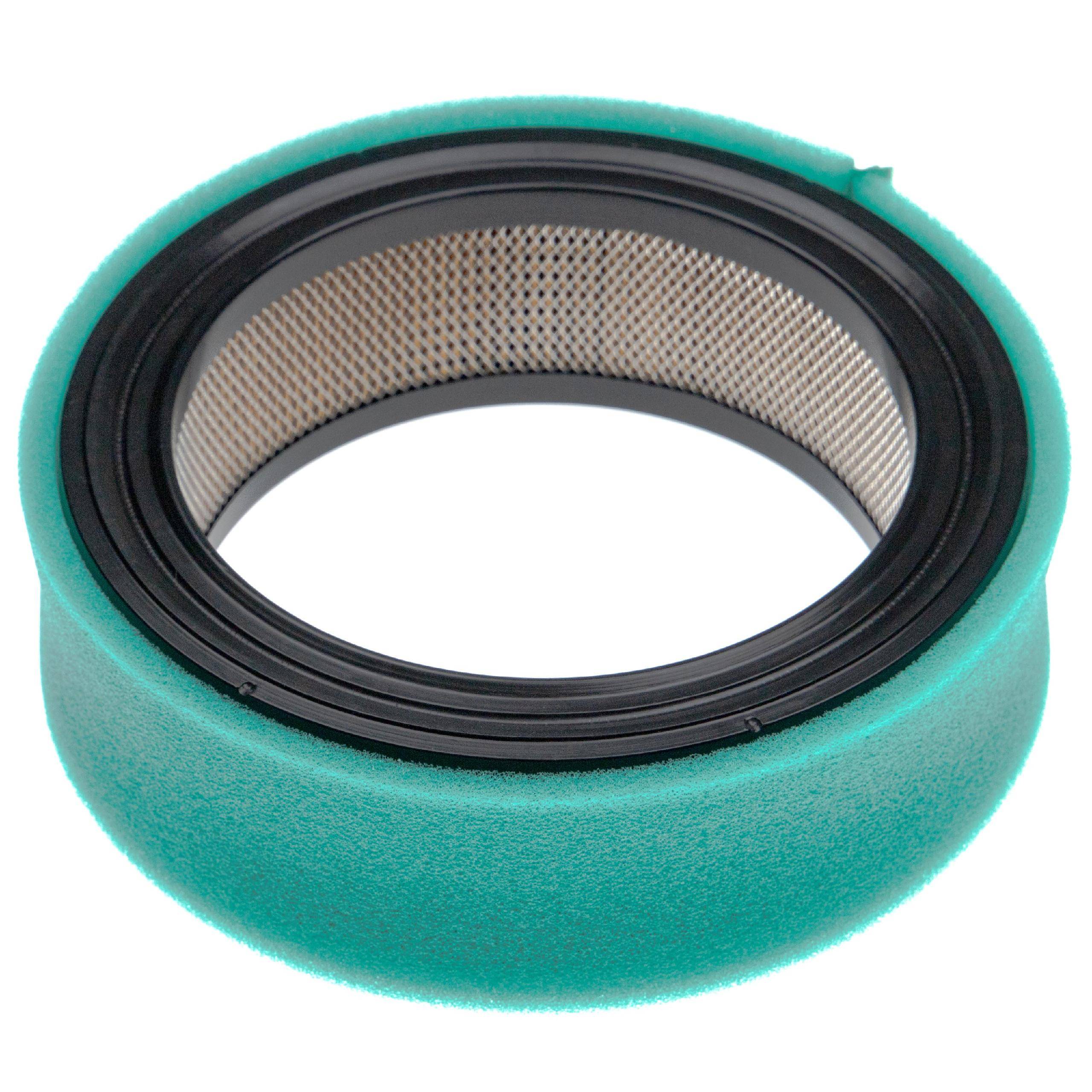 vhbw 1x Vorfilter, 1x Luftfilter Ersatz für Kohler D66337 | C28883, Case, 25 883 03-S, 25 883 03-S1 für Rasentraktor-0