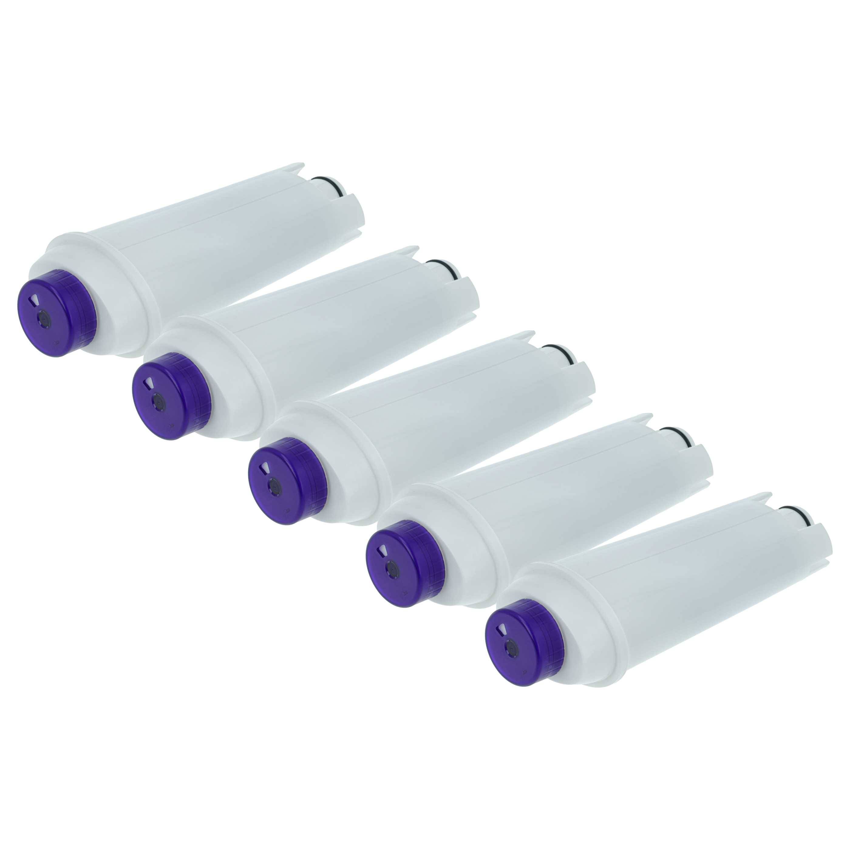 vhbw 5x Wasserfilter Filter kompatibel mit DeLonghi Rivelia | Primadonna Soul Kaffeevollautomat, Espressomaschine Weiß-0