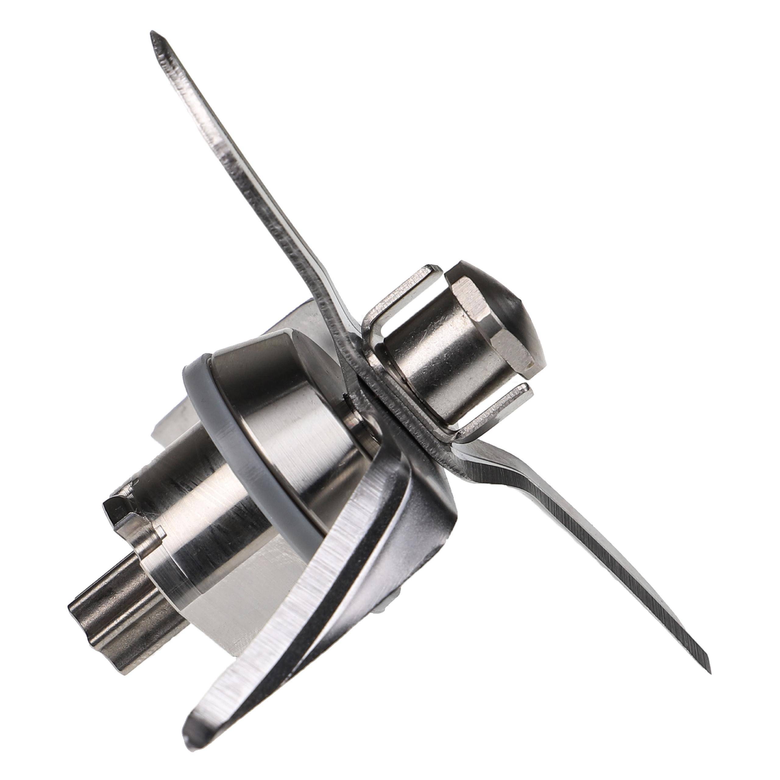 vhbw Mixmesser Ersatz für Thermomix 10028639 für Küchenmaschine | Mit 4 Klingen aus Edelstahl, inkl. Dichtring-2