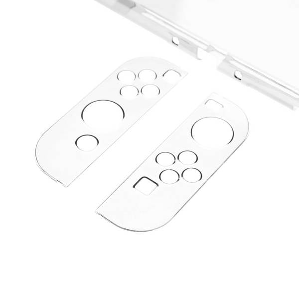 vhbw Hülle Case kompatibel mit Nintendo Switch Spielkonsole | Controller - Polycarbonat, Transparent