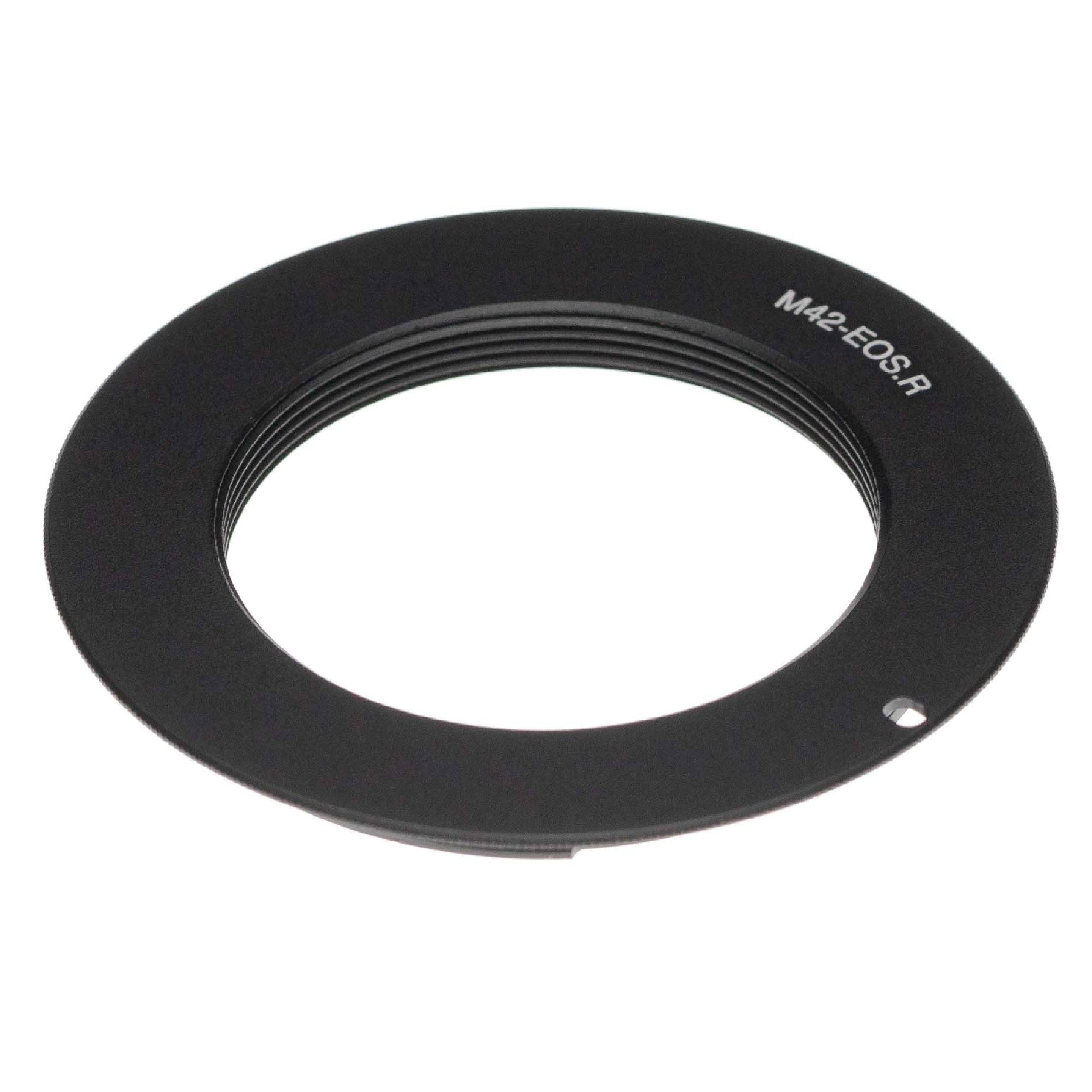 vhbw Adapterring kompatibel mit Canon EOS R | EOS RP - RF Bajonett zu Objektiven mit M42 Gewinde Schwarz-0