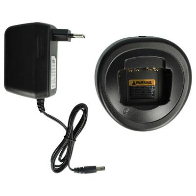 vhbw Ladegerät kompatibel mit Motorola HT1550 | HT750, HT1550.XLS, HT1500, HT1250.LS+ Funkgerät-Akkus - Ladestation +-0