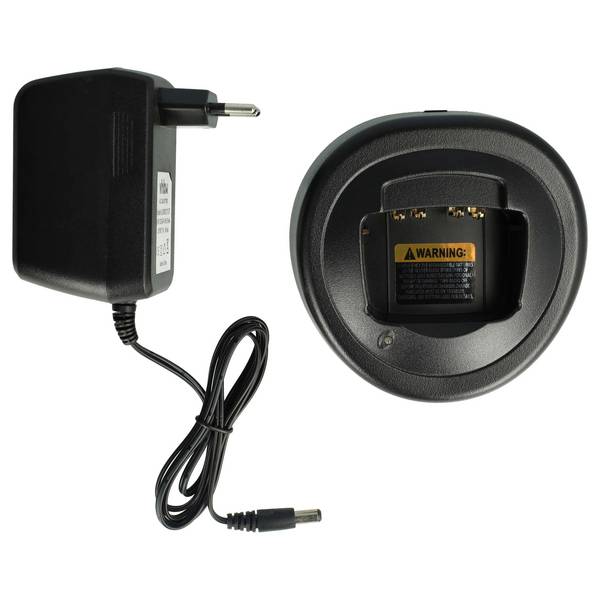 vhbw Ladegerät kompatibel mit Motorola HT1550 | HT750, HT1550.XLS, HT1500, HT1250.LS+ Funkgerät-Akkus - Ladestation +