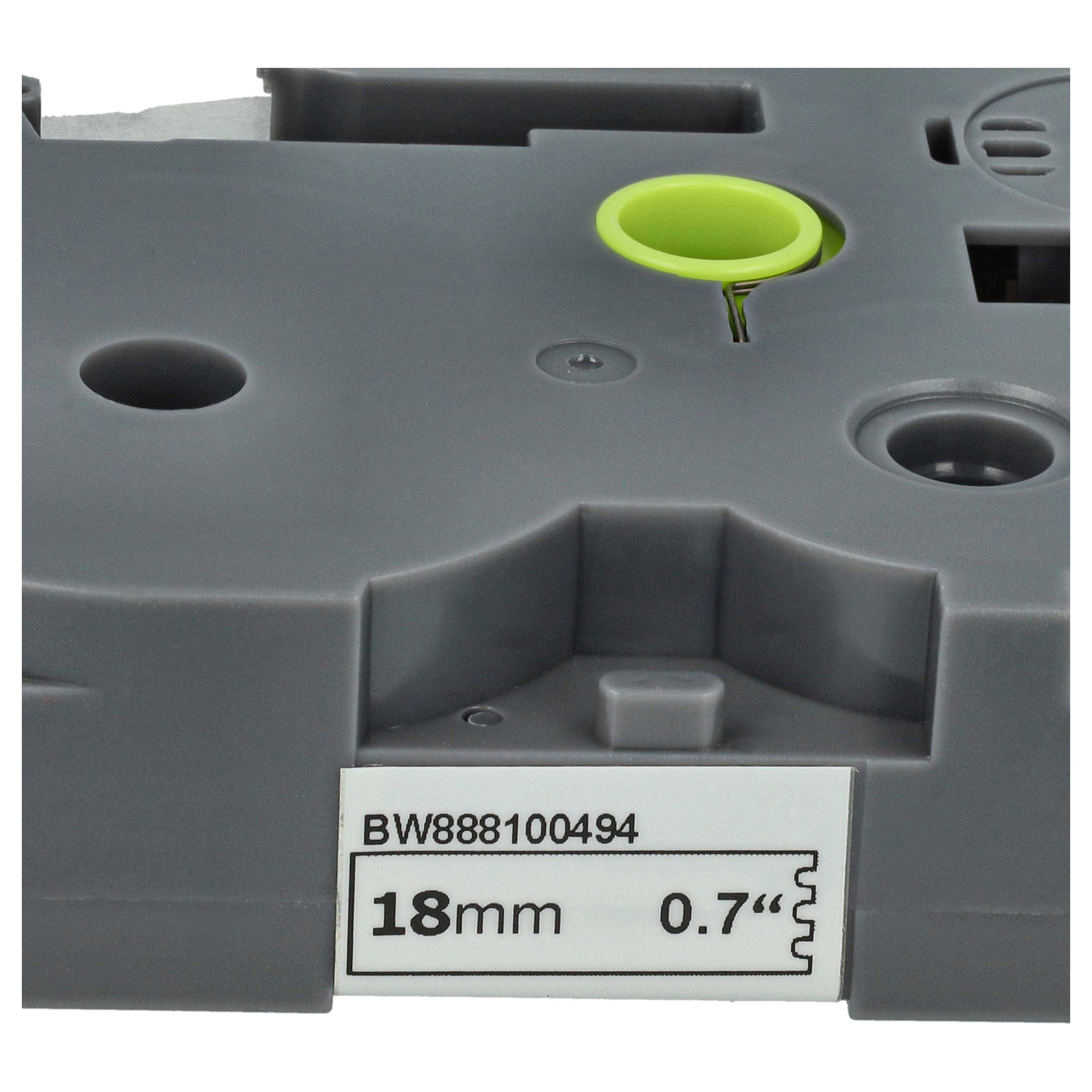 vhbw Druckkopf Reinigungskassette kompatibel mit Brother PT 9600 | 9400, 9200PC, 9200DX, 9500pc Beschriftungsgerät - 2-3