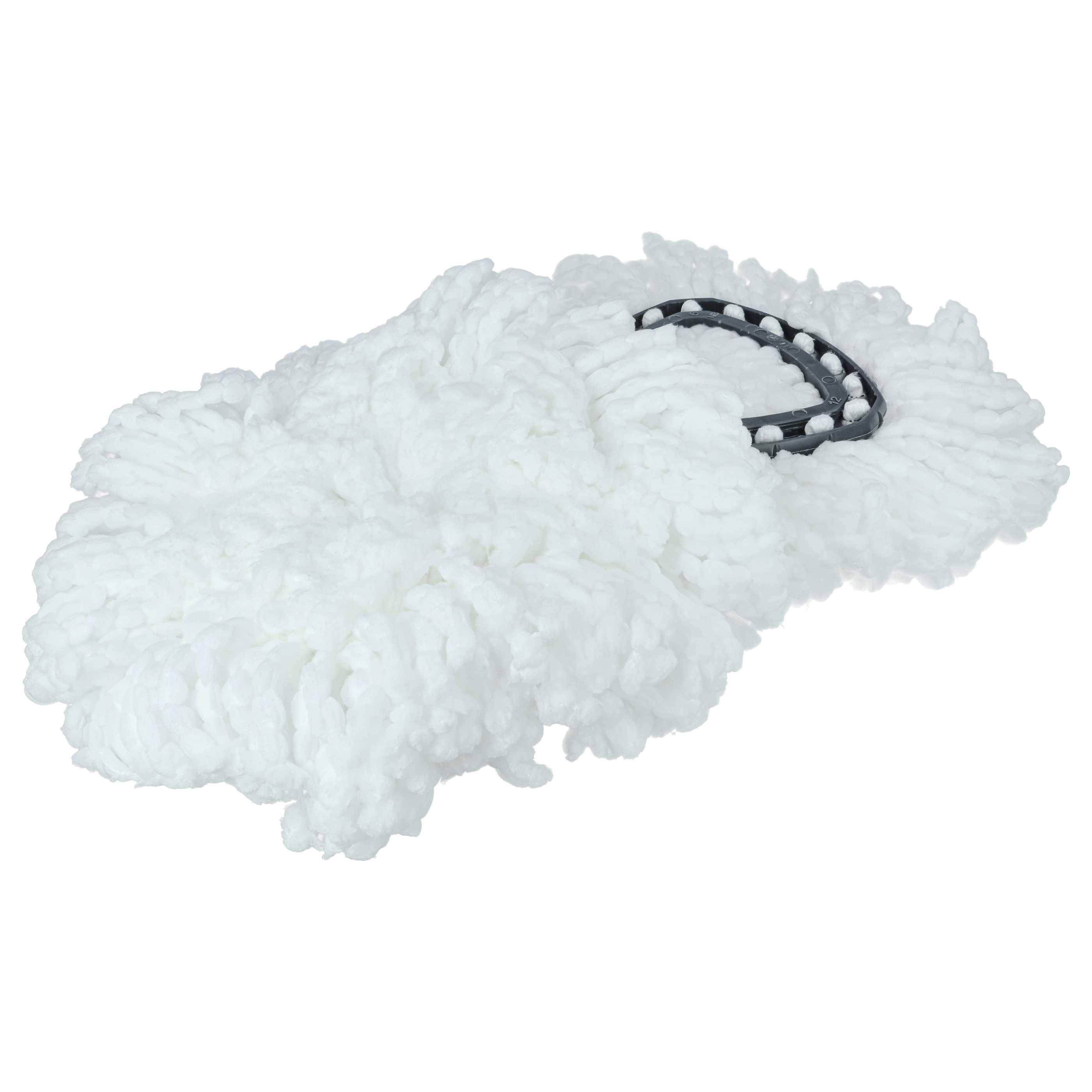 vhbw 6x Wischbezug kompatibel mit Vileda Easy Wring & Clean | Turbo Easy Wring Wischmopp - Ersatzkopf, Mikrofaser-1