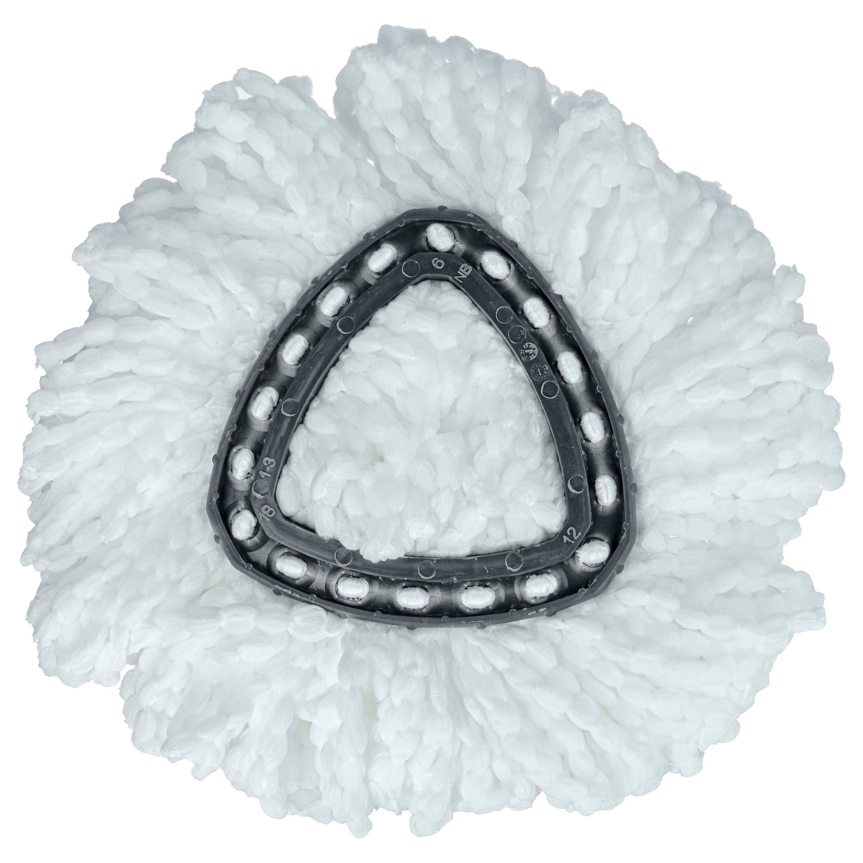 vhbw 6x Wischbezug kompatibel mit Vileda Easy Wring & Clean | Turbo Easy Wring Wischmopp - Ersatzkopf, Mikrofaser-2