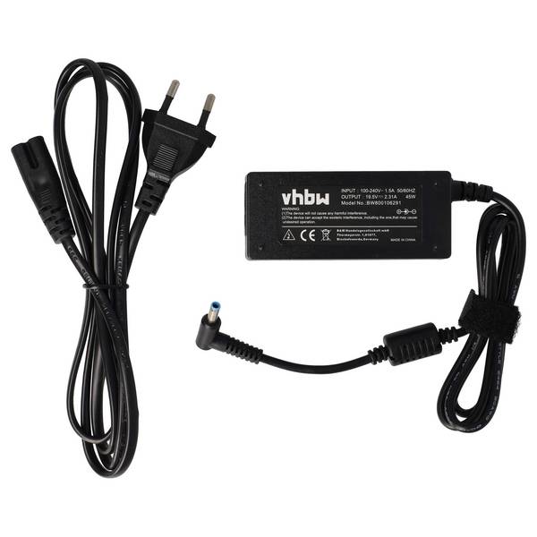 vhbw Netzteil kompatibel mit Dell Latitude 11 5175 | 12 Rugged Extreme 7212, E5450 Notebook, 45 W