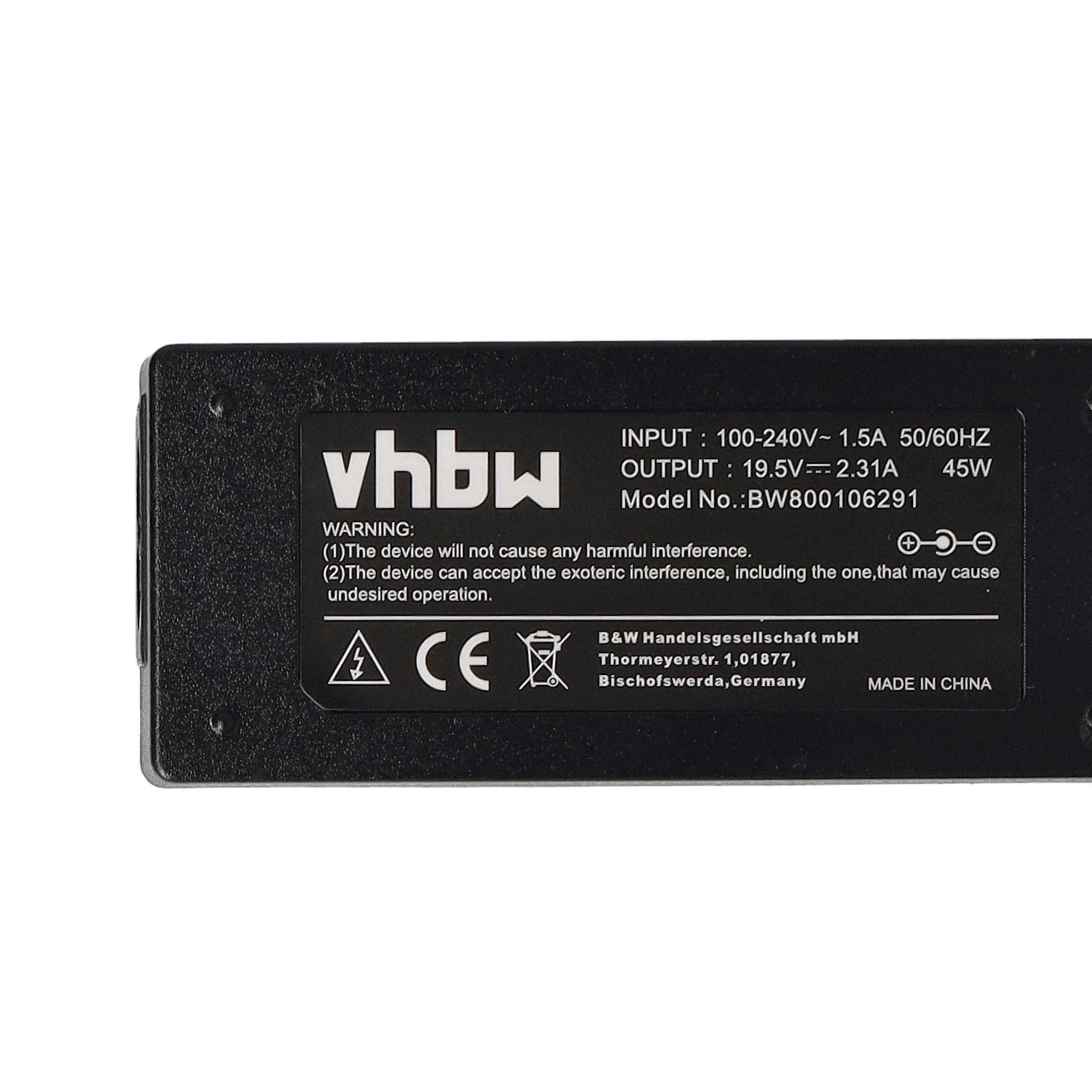 vhbw Netzteil kompatibel mit Dell Latitude 11 5175 | 12 Rugged Extreme 7212, E5450 Notebook, 45 W-5