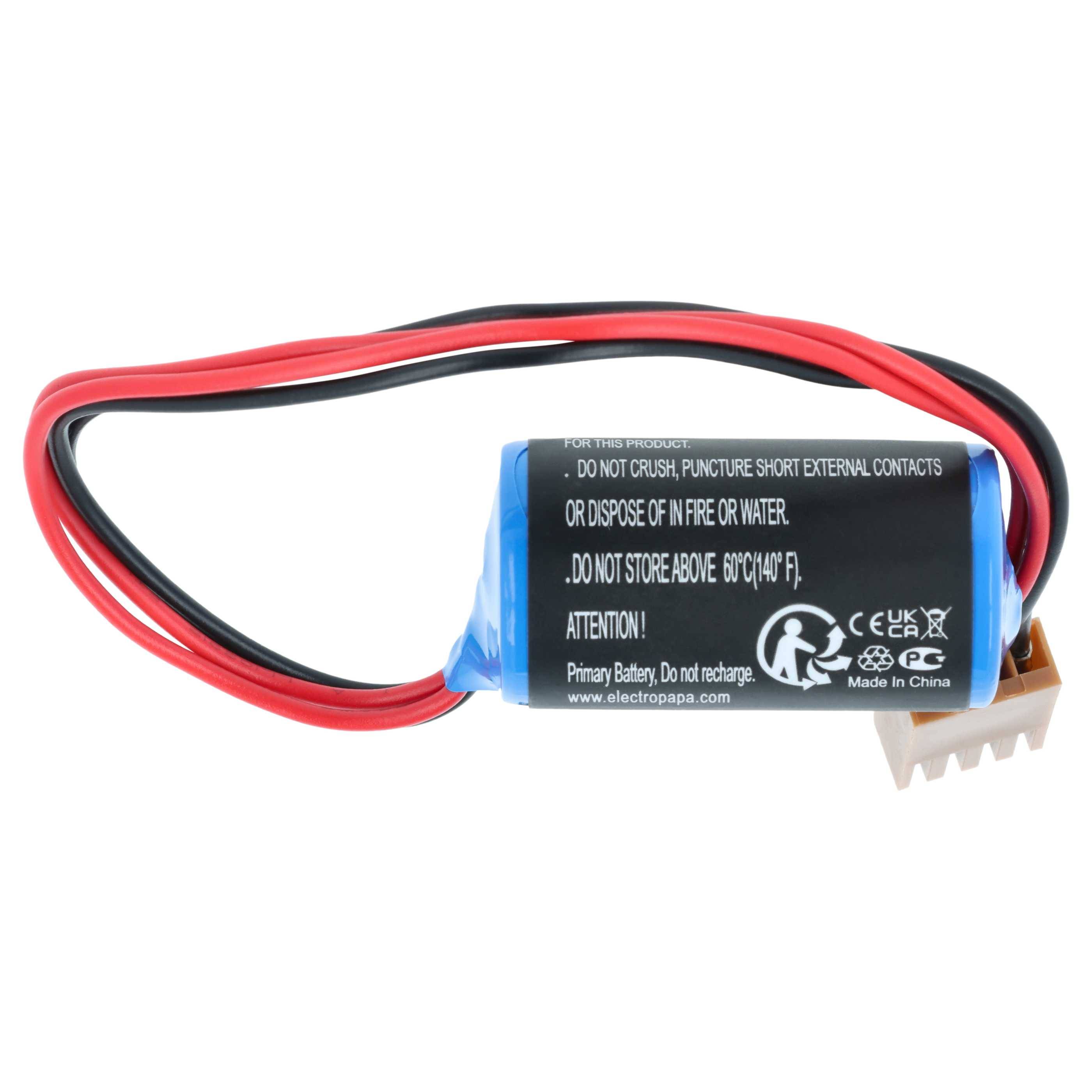 vhbw Batterie kompatibel mit Omron C2000H | C20P, C120, C1000HF, C20, C120F, C1000H PLC Programmable Logic Controller-1