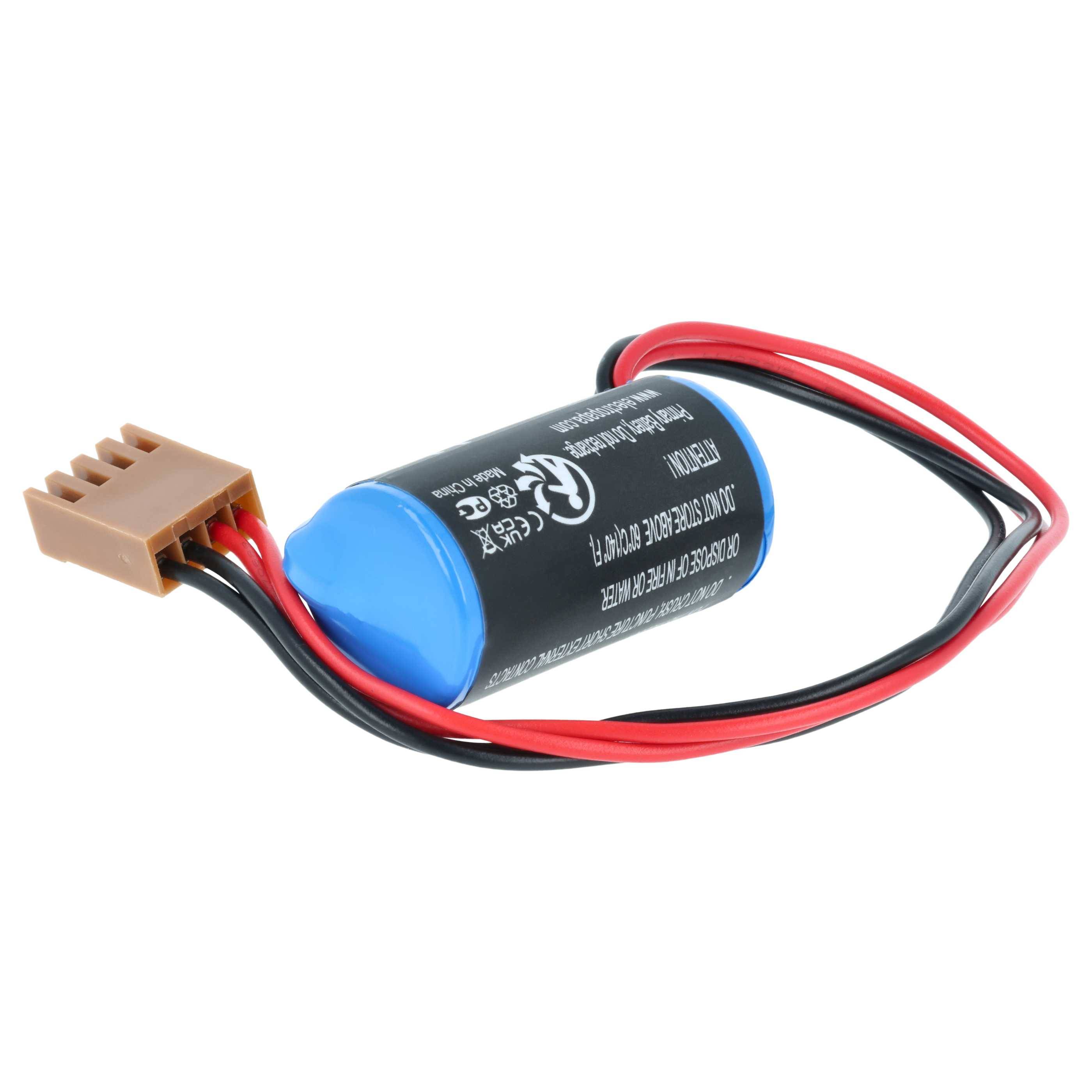 vhbw Batterie kompatibel mit Omron C20PF | C500F, C500, C50K, C28PF, C28P, C40PF, C40P PLC Programmable Logic Controller-1